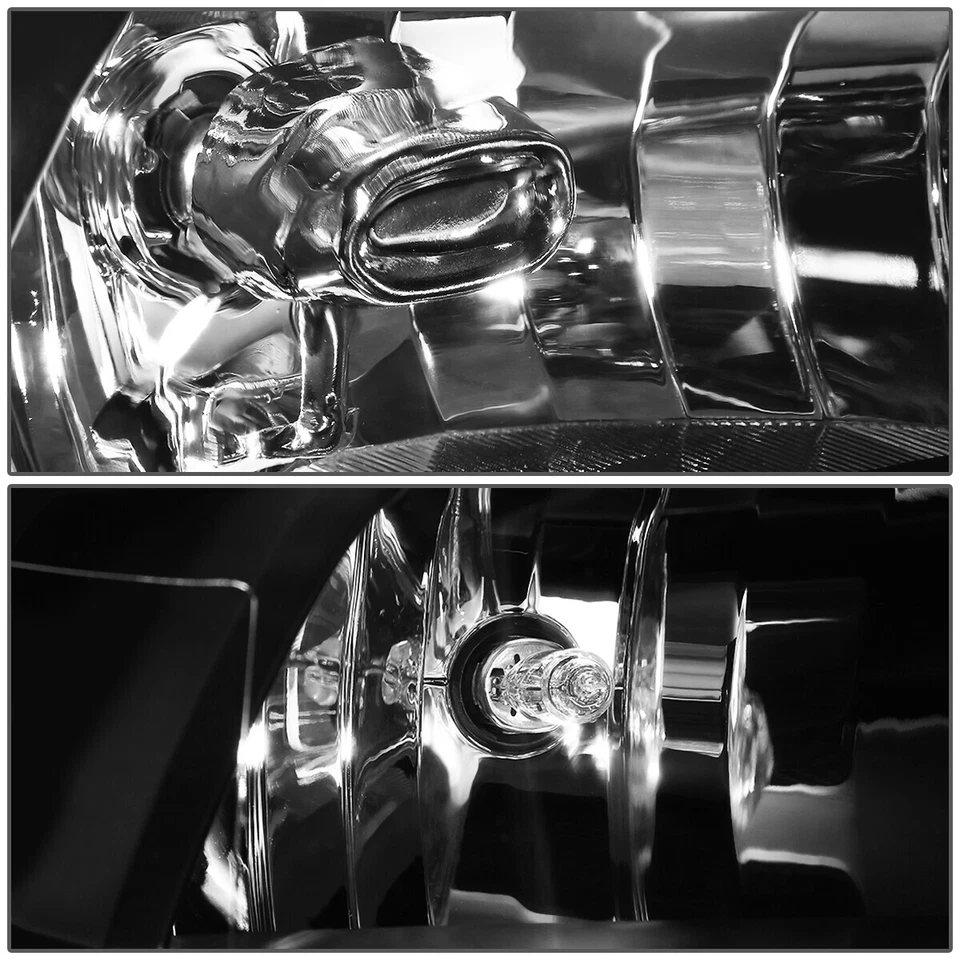 PARA 2009-2018 RAM 1500/2500/3500 LÂMPADAS DE FAROL DE SINAL COM KIT LED + VENTILADOR PRETO - Imagem 2 de 4