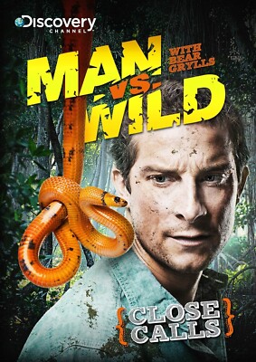 Man vs. Wild: Close Calls (DVD 2012) New/Sealed, Bear Gryllis, Discovery Channel