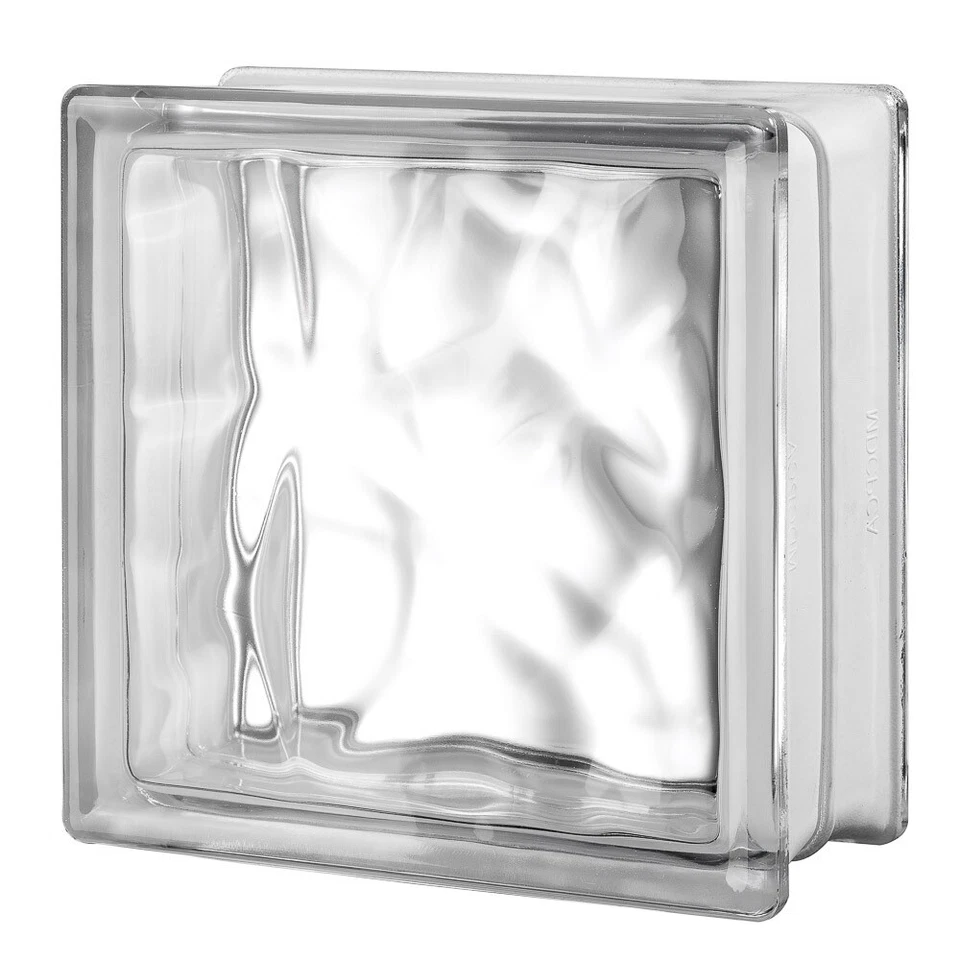 SEVES GLASS BLOCK Glass Block 4" Premiere Series Nubio