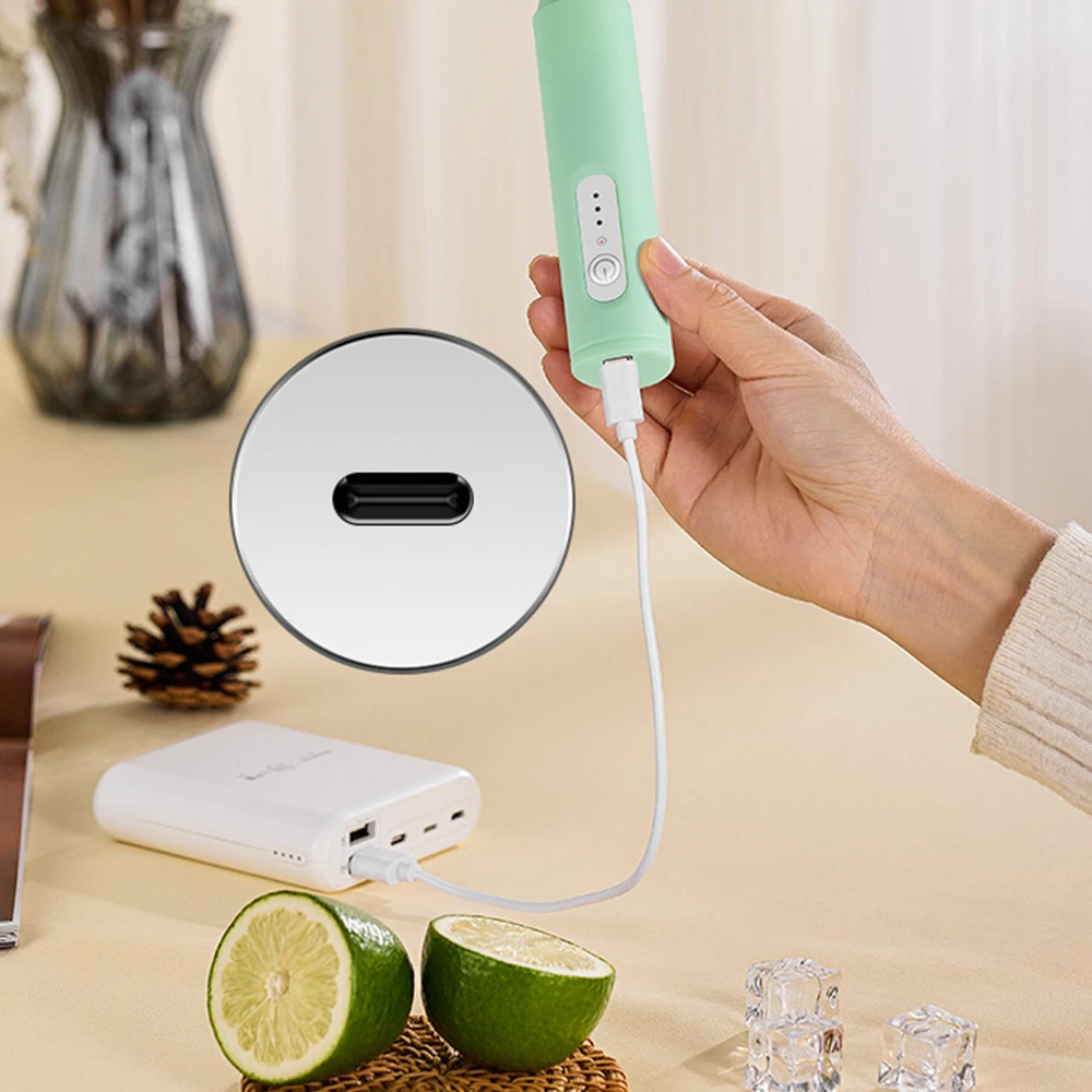 Milk Frother Handheld Electric Mixer Foam Maker for Coffee Whisk Drink 3 Speed