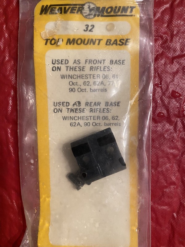 Weaver top Mount Base 32