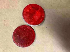 Lot of 2 Gulco Bright Star Bicycle Red Reflectors Schwinn Shelby Monark &