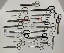 Lot Of 23 Vintage Sewing Hair Upholstery Scissors Pinking Wise USA Kleencut