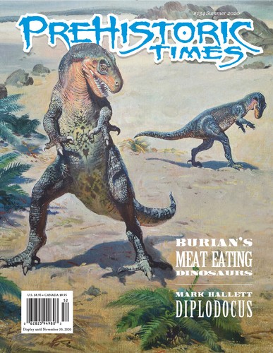 NEW #134 Issue Prehistoric Times dinosaur magazine PT Summer 2020 ! - Afbeelding 1 van 1