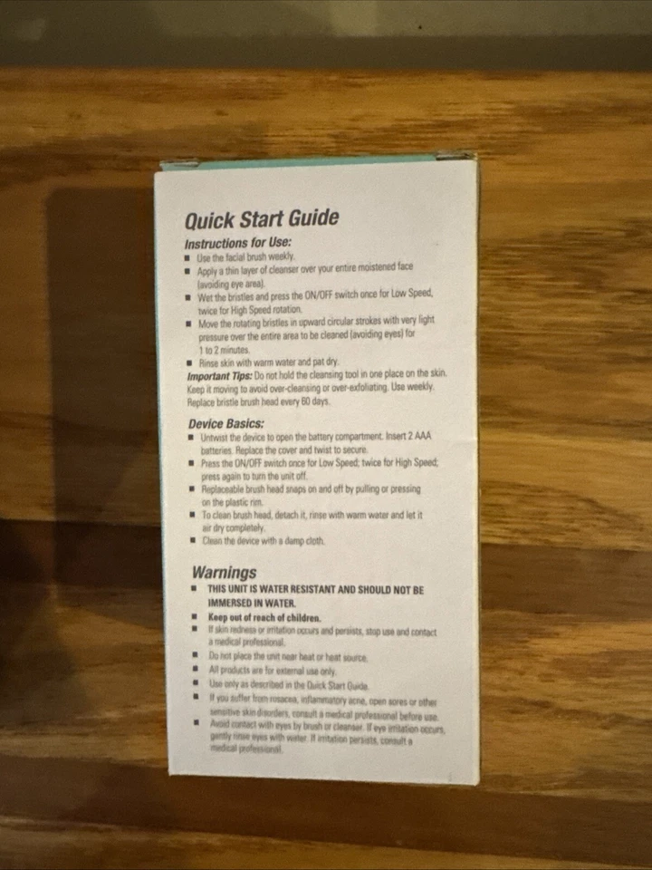 Proactiv Pore Cleansing Brush Charcoal Infused Face Brush 360 Rotation New! - Image 3 of 4