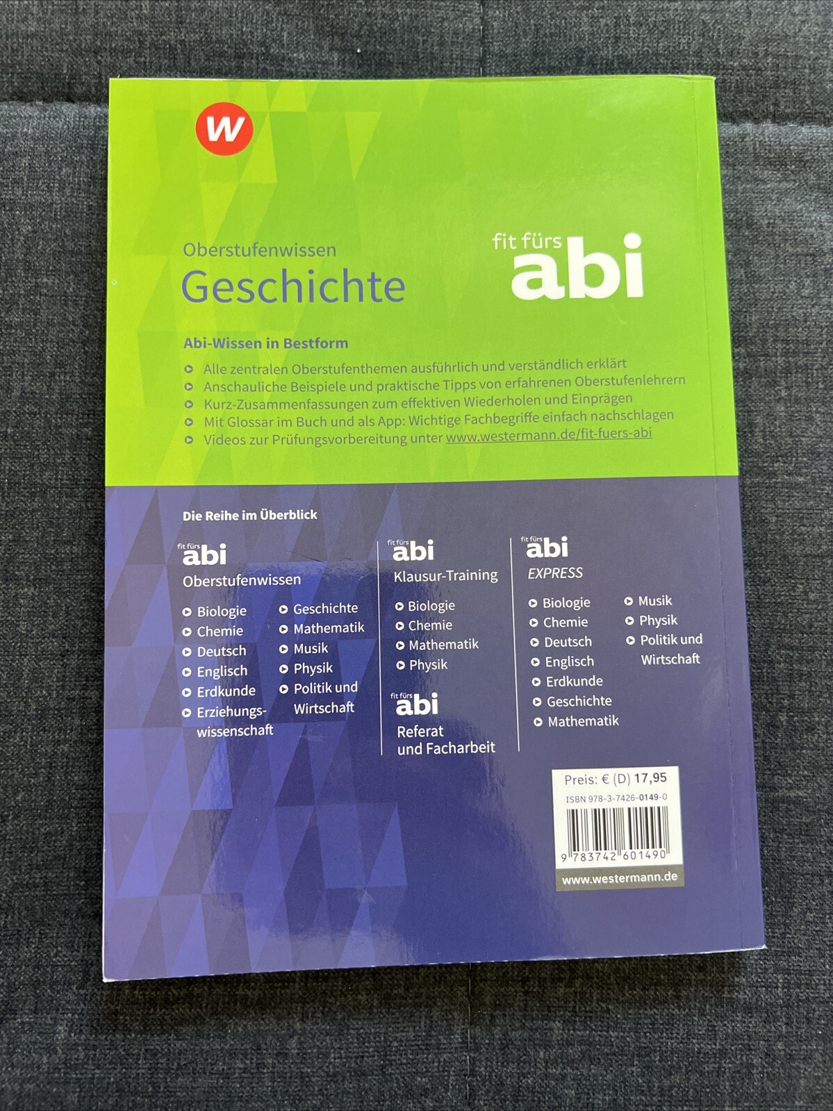 Thumbnail - Fit Fürs Abi - Oberstufenwissen Geschichte / Isbn 9783742601490 (neu)