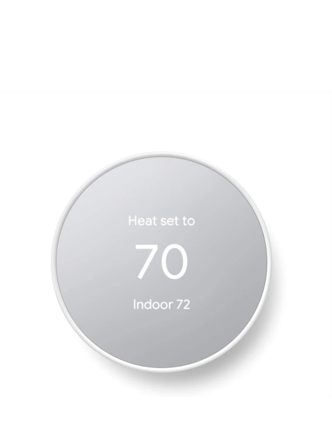 Google Nest Smart Thermostat, Snow - GA01334-US