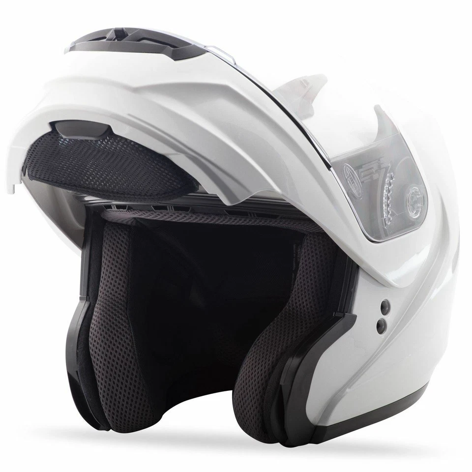 GMAX MD-04 Modular Helmet Pearl White - Image 2 of 4