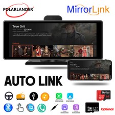 10 inch Android Auto CarPlay Touch Screen Car Radio Stereo Bluetooth Mirror Link