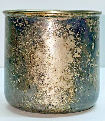 Wm Rogers & Son Cup Silver-plated Baby Child Cup - Little Boy Blue