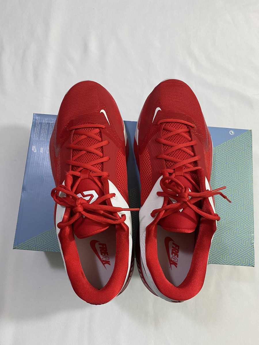 New Mens Size 15 Red White Nike Zoom Freak 4 TB Promo  display picture 1