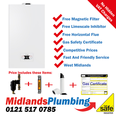 Vokera Vibe Max 26C Combi Boiler Supplied Fitted UK