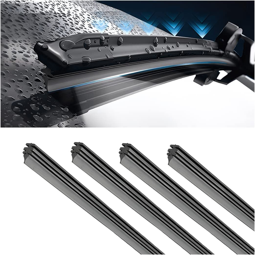 4 Pieces Windshield Wiper Blades Refills, DIY Adjustable Car Windscreen Wiper Ru - Picture 11 of 12