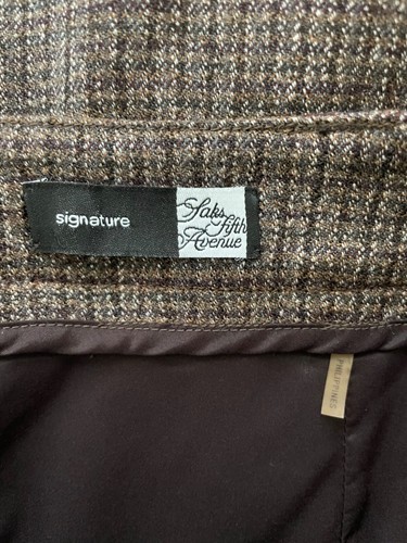 Falda plisada de tweed Saks Fifth Avenue Signature para mujer talla 6 - Imagen 2 de 8