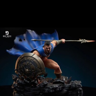 BIG DXCK Studio Cancer Spartan Resin Statue in stock 1/6 Scale Cast Off