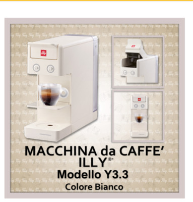 Macchina Caffè Espresso Illy Y3.3 – Monoporzione – 19 Bar – Nero – Ricondizionata