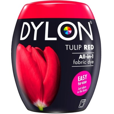 Dylon Machine Dye Eco Reactive Low Impact Pods - Tulip Red