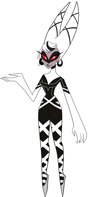 Carmilla Carmine Hazbin Hotel Weatherproof Anime Sticker 6