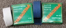 Vintage NOS Tressostar white Blue cloth  Velox handlebar bar tape road bike