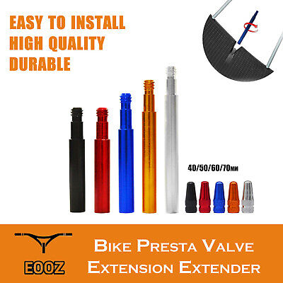 10x bicycle wheels valve french valve extenders 50//60//70mm presta valve//extendeS
