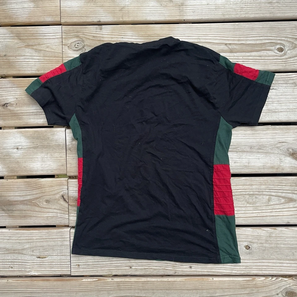 Camiseta Southpole Negra Verde Roja Color Bloque Cuello Redondo Juvenil XL (18-20) Foto 3 de 4