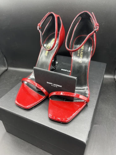 SAINT LAURENT (YSL) Saint Laurent Rosso Opyum Tacchi YSL EUR 37 US Donna Taglia 7