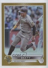 2022 Topps Update Gold Foil Matt Beaty #US263 1u6