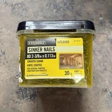 Everbilt 2-3/8 in. x 8D Vinyl Coated Non-Collated Framing Nails 30 LB