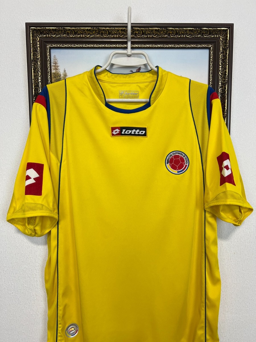 Colombia Home football shirt 2009 Soccer Lotto Jersey Mens Trikot