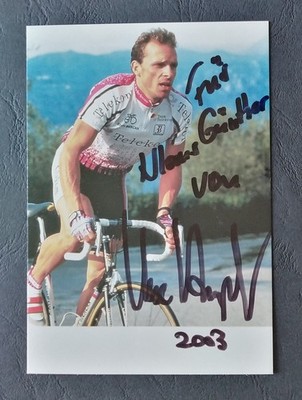 15028 Uwe Ampler Radsport Autogrammkarte original signiert