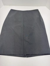 Ann Taylor Loft Women's Black Straight Pencil Skirt Zip Size 4 Very Nice