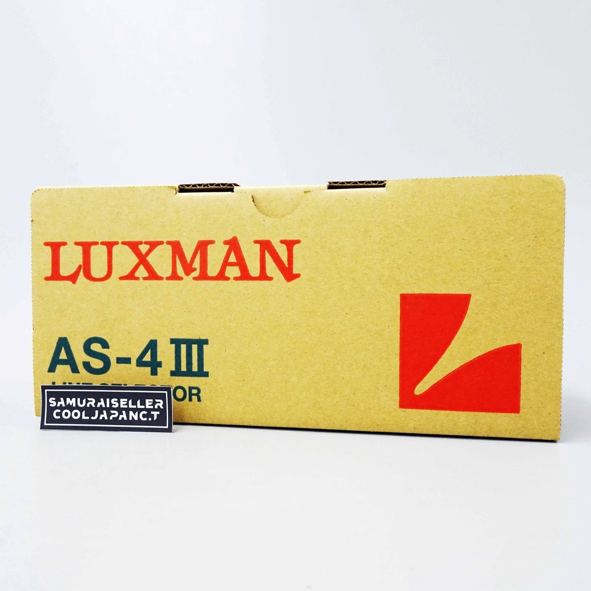 Luxman AS-4III Line Selector RCA Audio Switch Box Input Output Stereo Selector