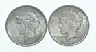 1922 & 1924 Peace Silver Dollar $1 Bullion Collection Lot *182