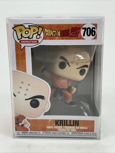 Funko Pop! Vinyl: Dragon Ball Z - Krillin #706 Vinyl Figure w/Protector