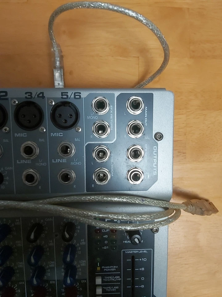 PEAVEY PV6 USB 6 Channel Compact USB Mixer - PARTS ONLY  - Image 4 of 4