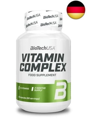 BioTechUSA Vitamin Complex, Nahrungsergänzungsmittel in Kapseln mit einem 