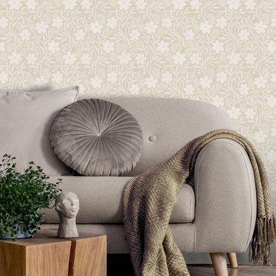 Arthouse Beige Washable Blumen Tapete 100363AH Papier Florales Muster
