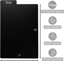 70 Pcs Comic Book Dividers Black Tall Divider Tabs Plastic Frosted Card Cabinets