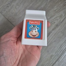 Fisher Price 2006 Fun With Food Shape Sorter Pot Cow Milk Carton replacement