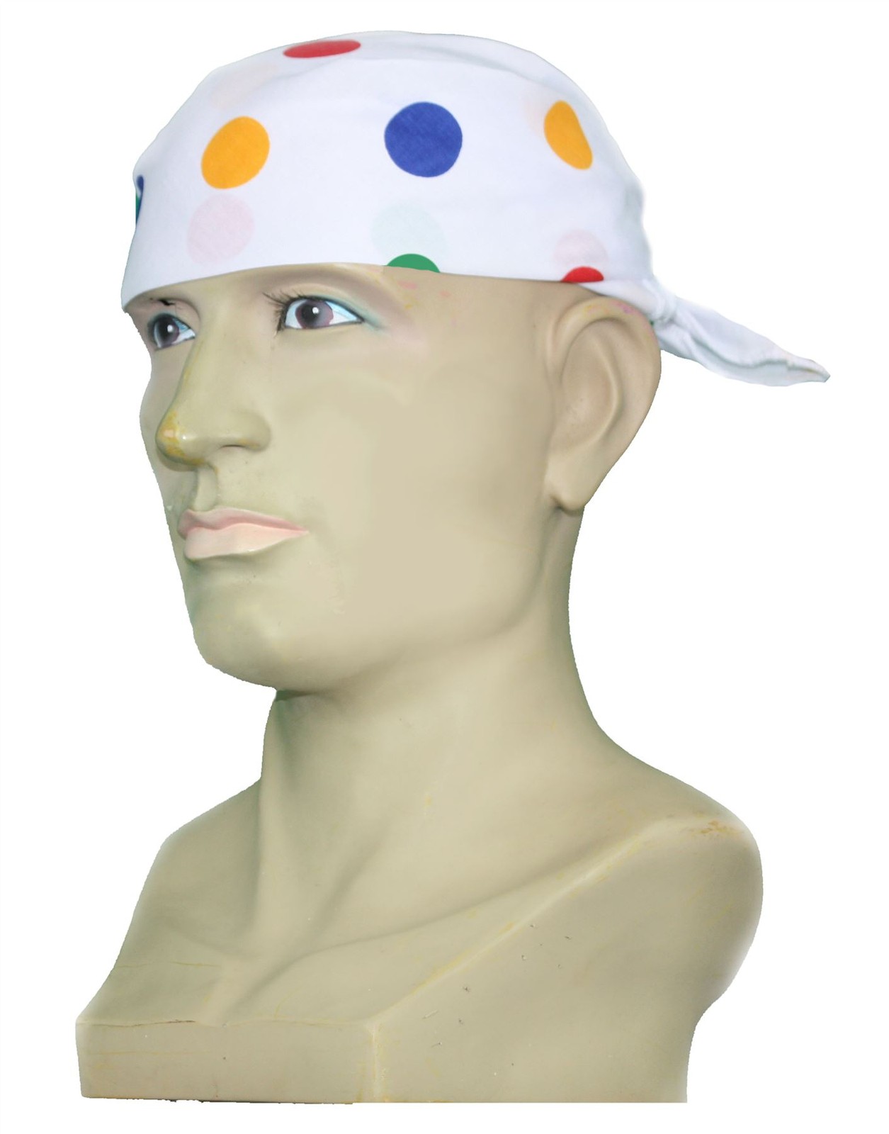 Adults Children in Need Pudsey Multicoloured Polka Dot Spot Fancy Dress Bandana