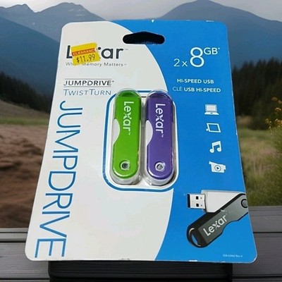 Lexar Micron Jumpdrive Twist Turn 8 GB Hi Speed USB Jump Drive Storage Device 4