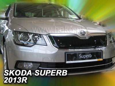 HEKO Winterblende Grillblende Für SKODA SUPERB II 4/5d 2013-2015 (obere)
