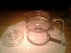 Vtg Pyrex Flameware 7756 - 6 Cup Replacement Percolator Coffee Carafe W Lid ONLY