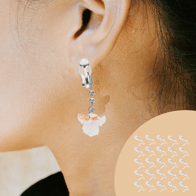  50 Pcs Earring Findings Making Supplies Ohrclips Für Damen DIY-Ohrringzubehör