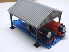 3D Printed Engine Shed for Thomas TOMY Trackmaster Wooden Railway Custom