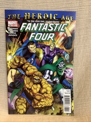 Fantastic Four #582 Vol. 1 2010 Marvel Comics  Comic Book