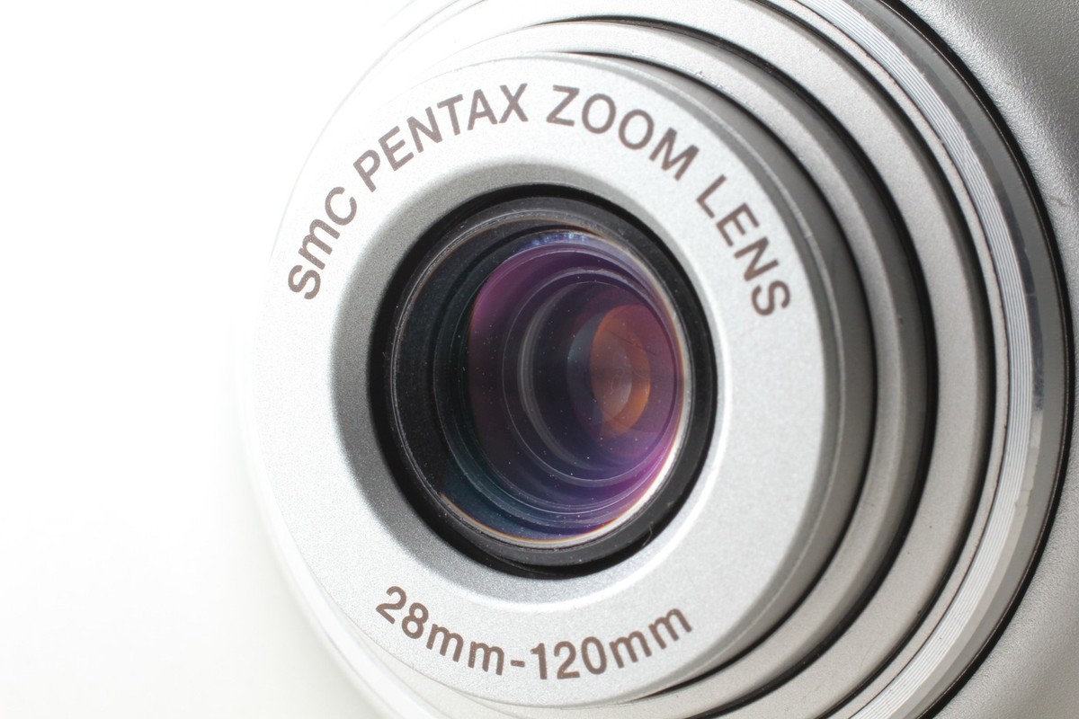 🎦👀🌟N MINT🌟 PENTAX Espio 120SW II Silver Film Camera From JAPAN