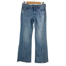 Pilcro Anthropologie High Rise Flare Jeans Blue Wash 90s Y2K Size 27