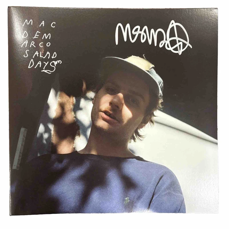 Mac Demarco Autograph Salad Days Signed Vinyl Record LP Indie Rock Guitar 2 Auto - Image 2 of 4
