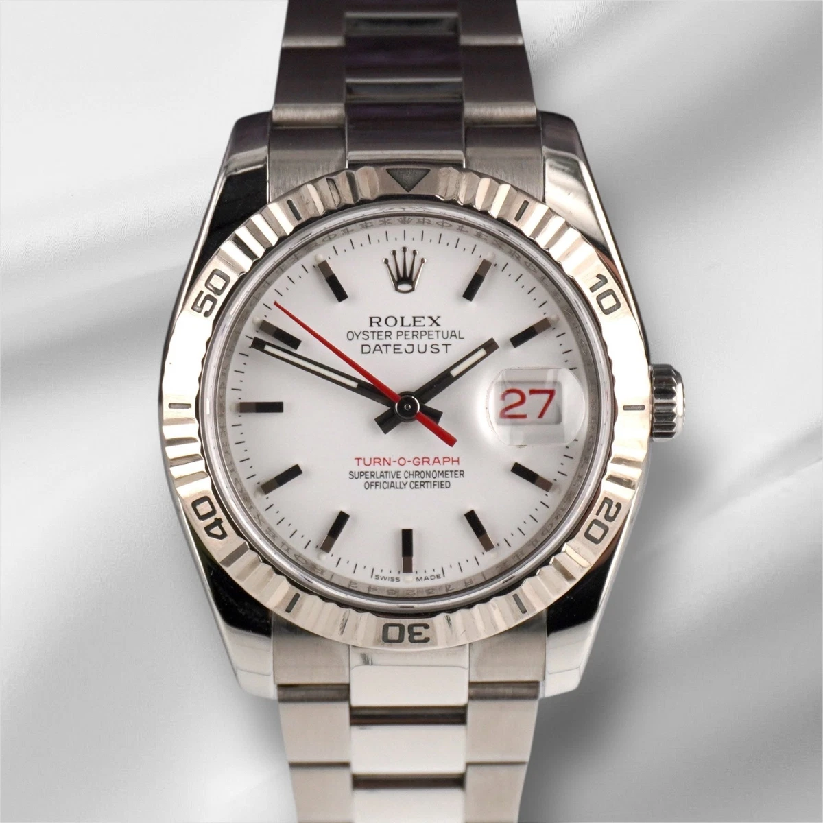 Las mejores ofertas en Rolex Datejust Turn O Graph 116264 | eBay